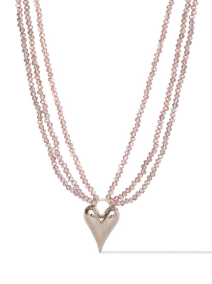 XO Necklace - Linen Glow