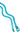Sugar Sugar Belt - Liquid Metallic Ken Blue