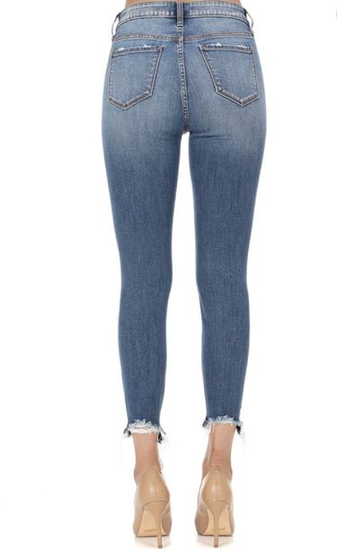 She's Got It All High Rise Skinny Cropped Jeans