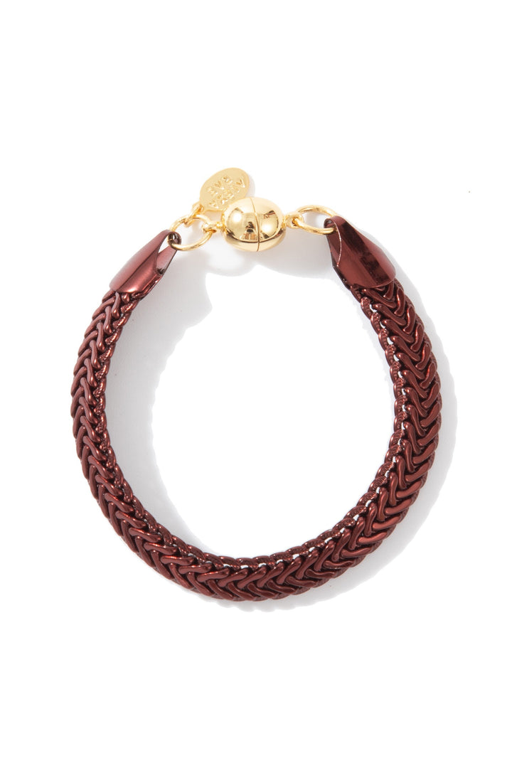 Casino Royale Bracelet - Liquid Metallic Red Velvet