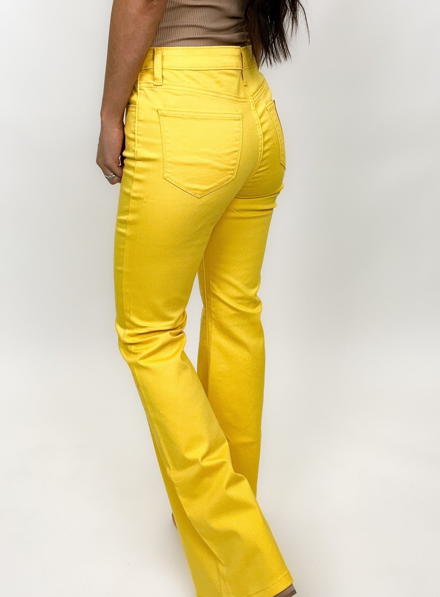 Zenana High Rise Bootcut Denim Pants