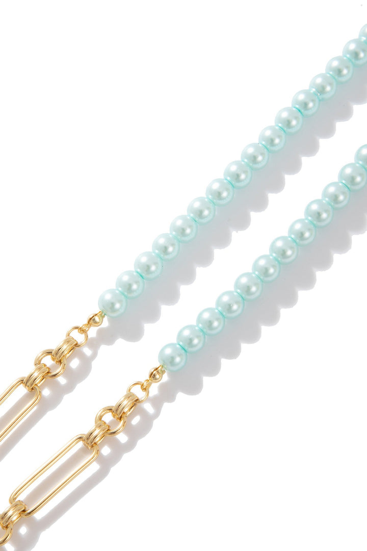 Everything Counts Necklace - Aqua