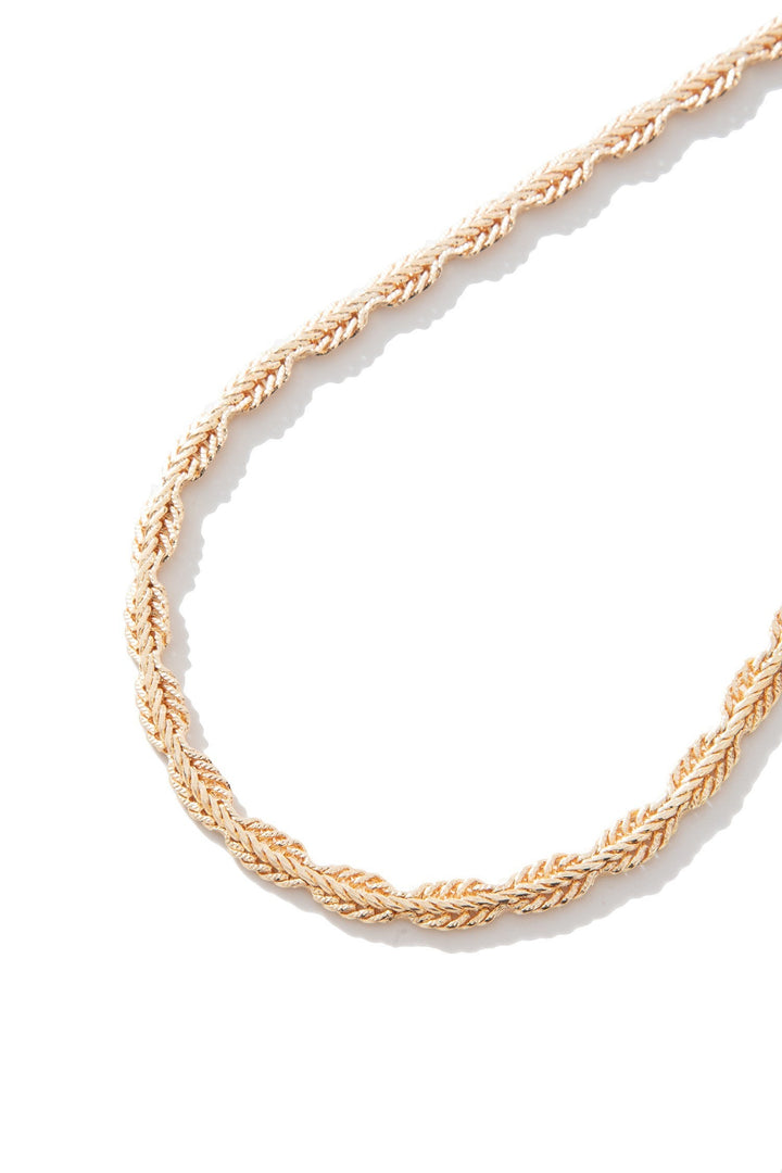 Above All Necklace - Liquid Metallic Gardenia