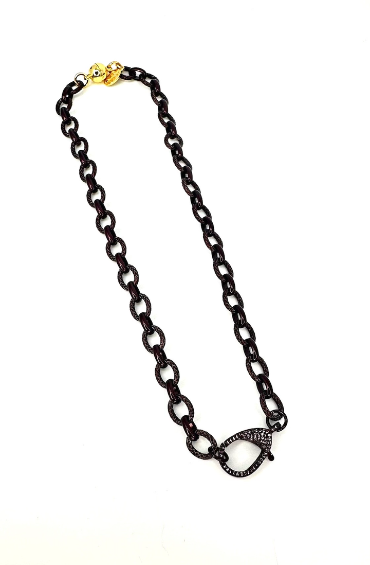 Magic Night Necklace - Liquid Metallic Coffee