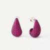 Kelly Earrings - Metallic Magneta