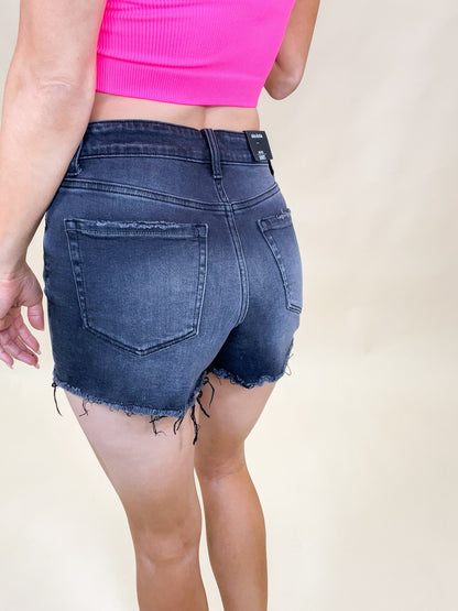 Torn Treasure By Mica Denim - High Rise Shorts