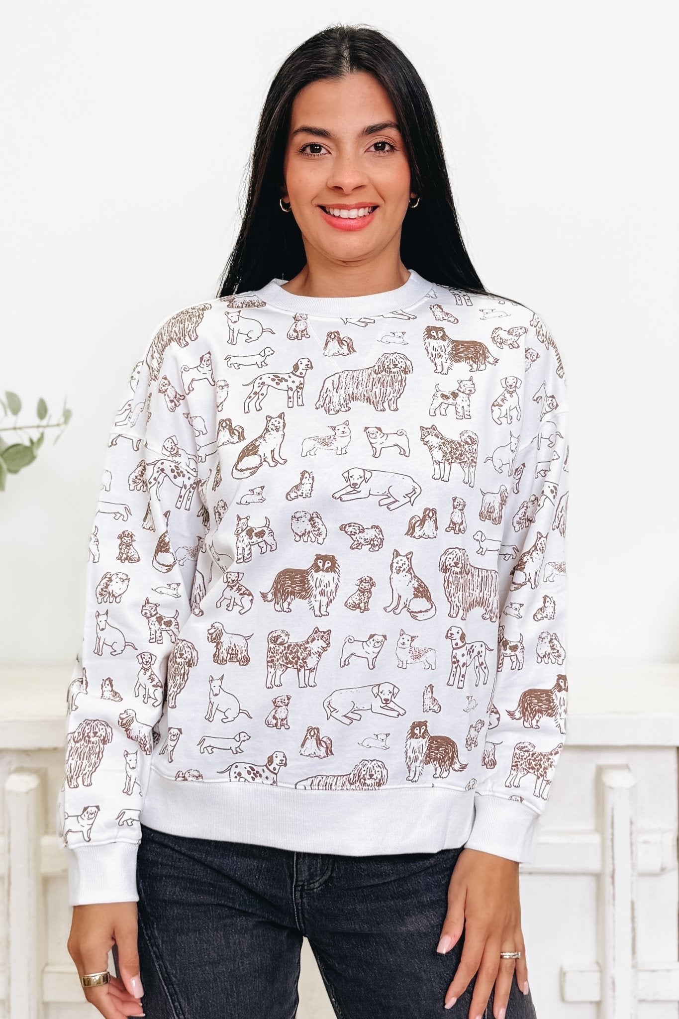 A Girls Best Friend Dog Sweatshirt - By Alexa Rae