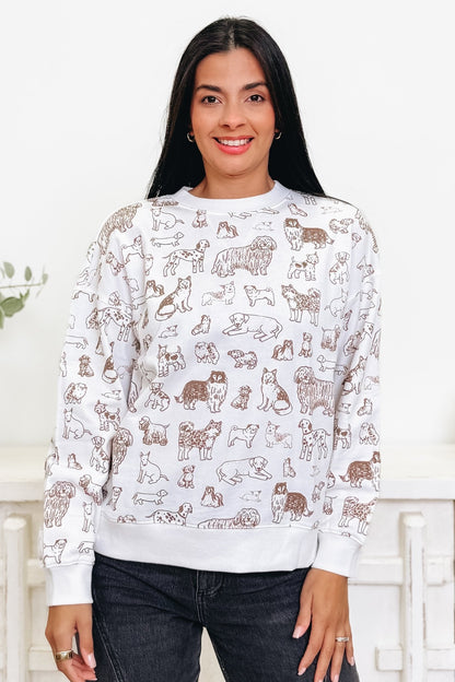 A Girls Best Friend Dog Sweatshirt - By Alexa Rae