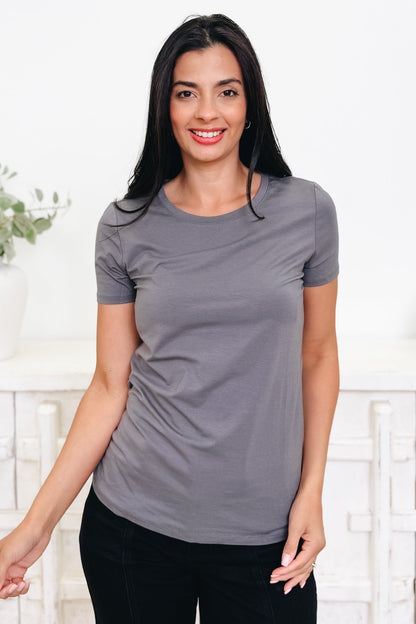 A Jersey Classic Basic Top - 4 Colors! - By Alexa Rae