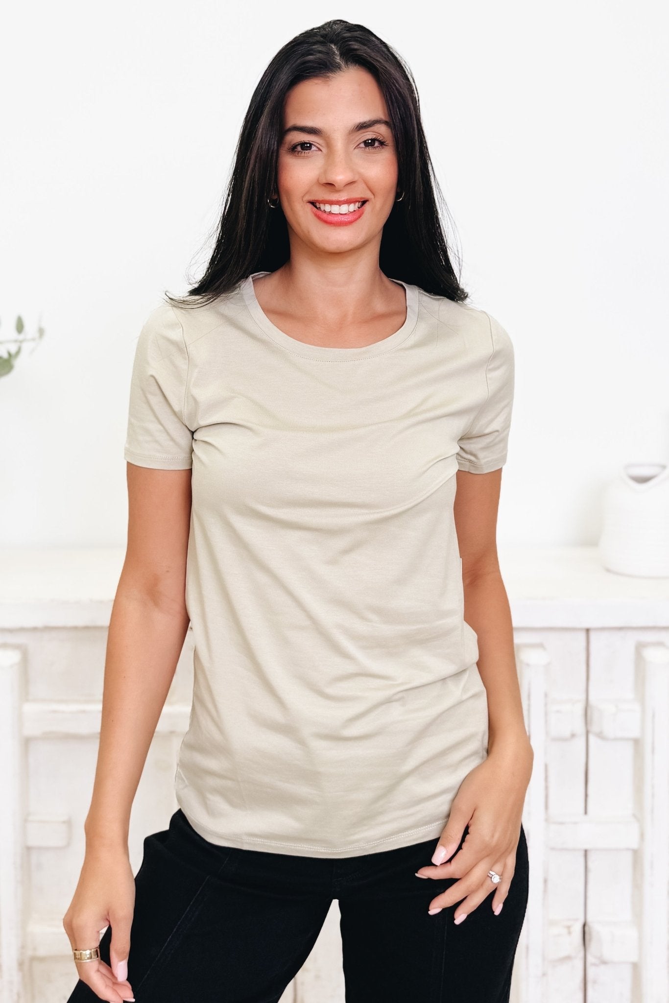 A Jersey Classic Basic Top - 4 Colors! - By Alexa Rae