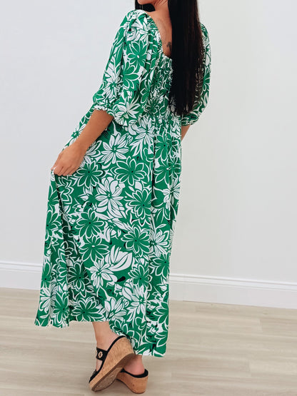 Wild Bloom Maxi Dress