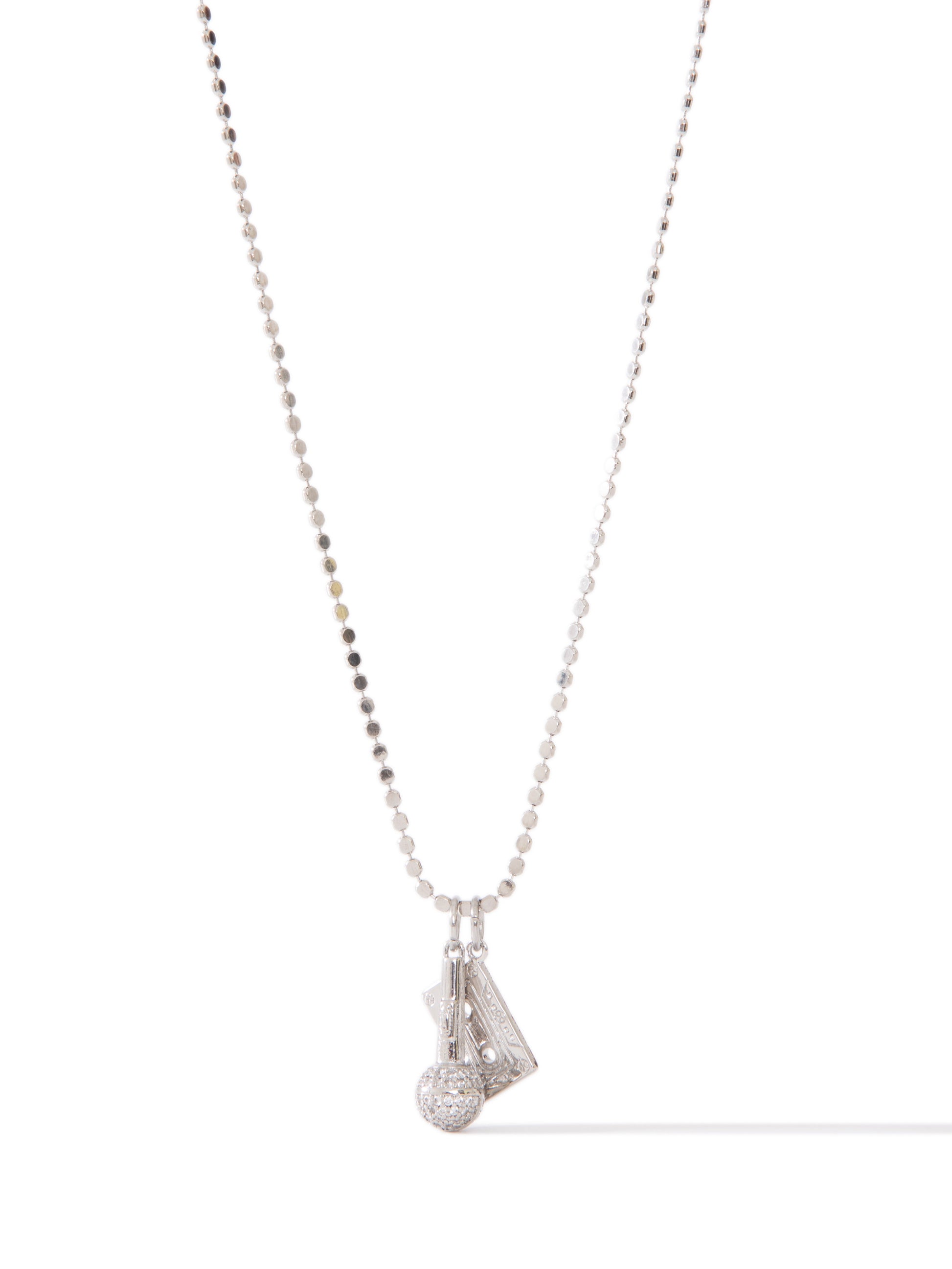 Throw The Mic Necklace