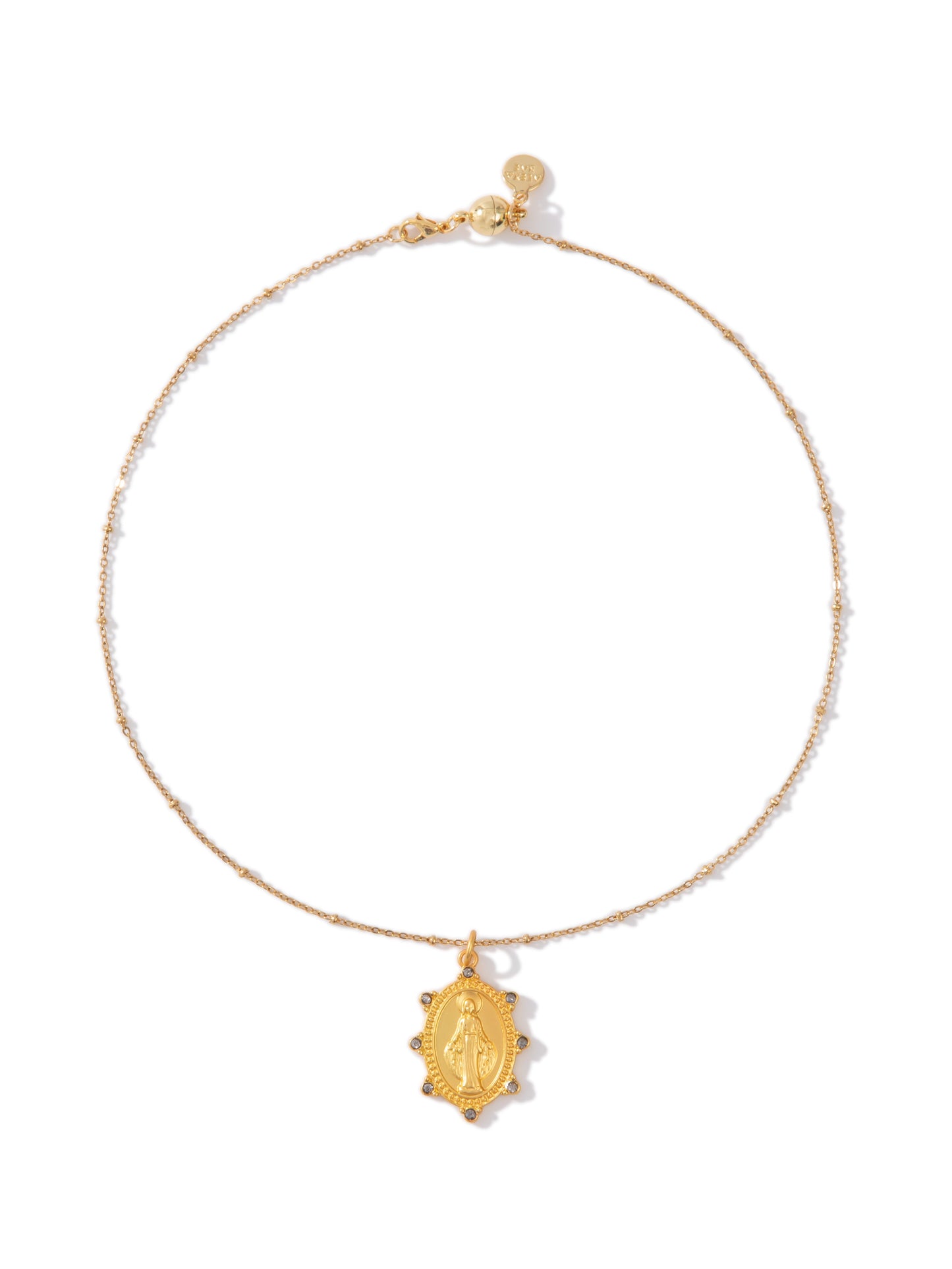 I Give You My Heart Necklace - Matte Gold