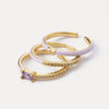 Cyndi Ring Set Of 3 - Multiple Colors!
