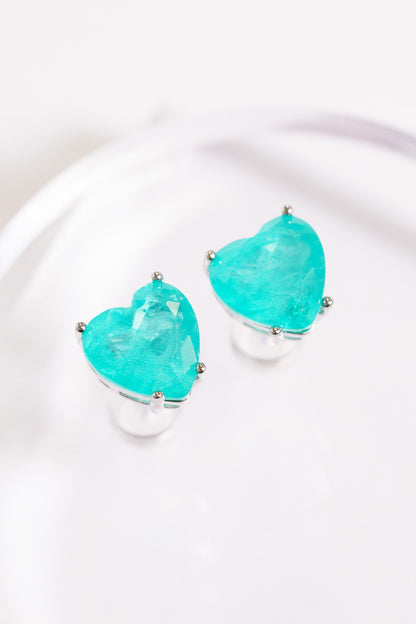 Emerald Love Earrings - 2 Colors!