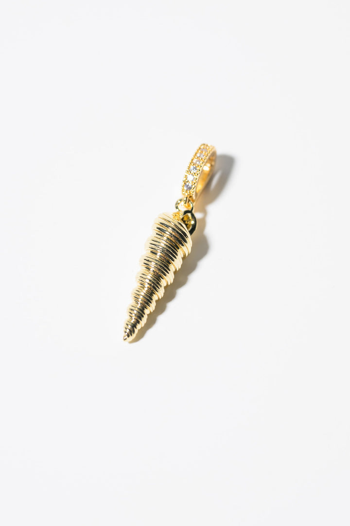 Seashell Charm - Gold