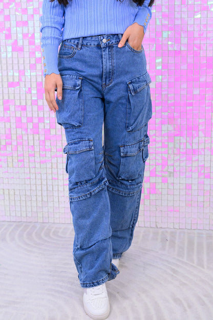 Don't Mind If I Do Cargo Pants - 2 Colors!