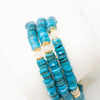 Turks And Caicos Bracelet Set - Mykonos Blue