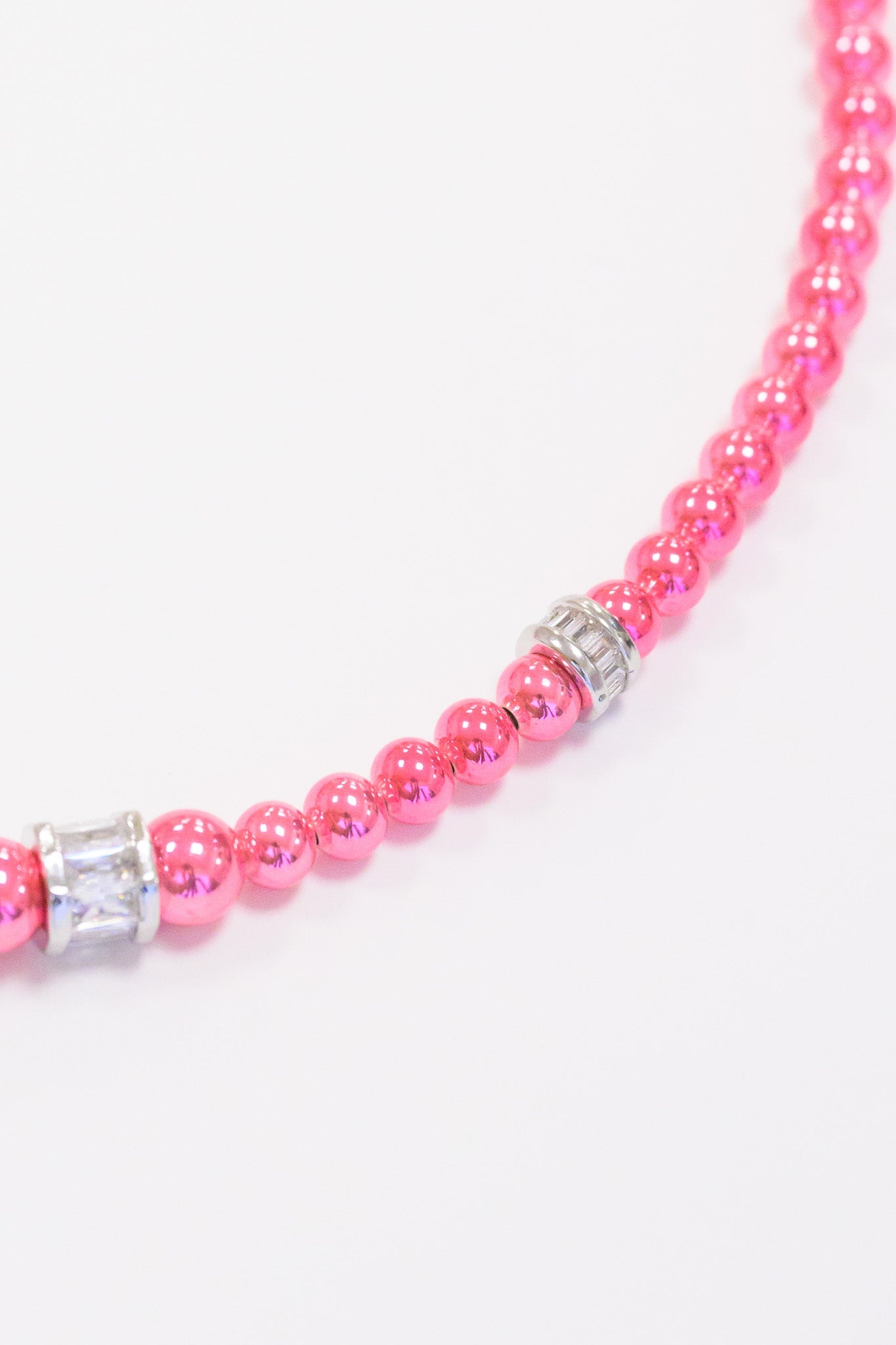 Let You Love Me Necklace - Silver Metallic Coral Gables