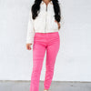 Risen Top Gun Jogger Jeans - Hot Pink