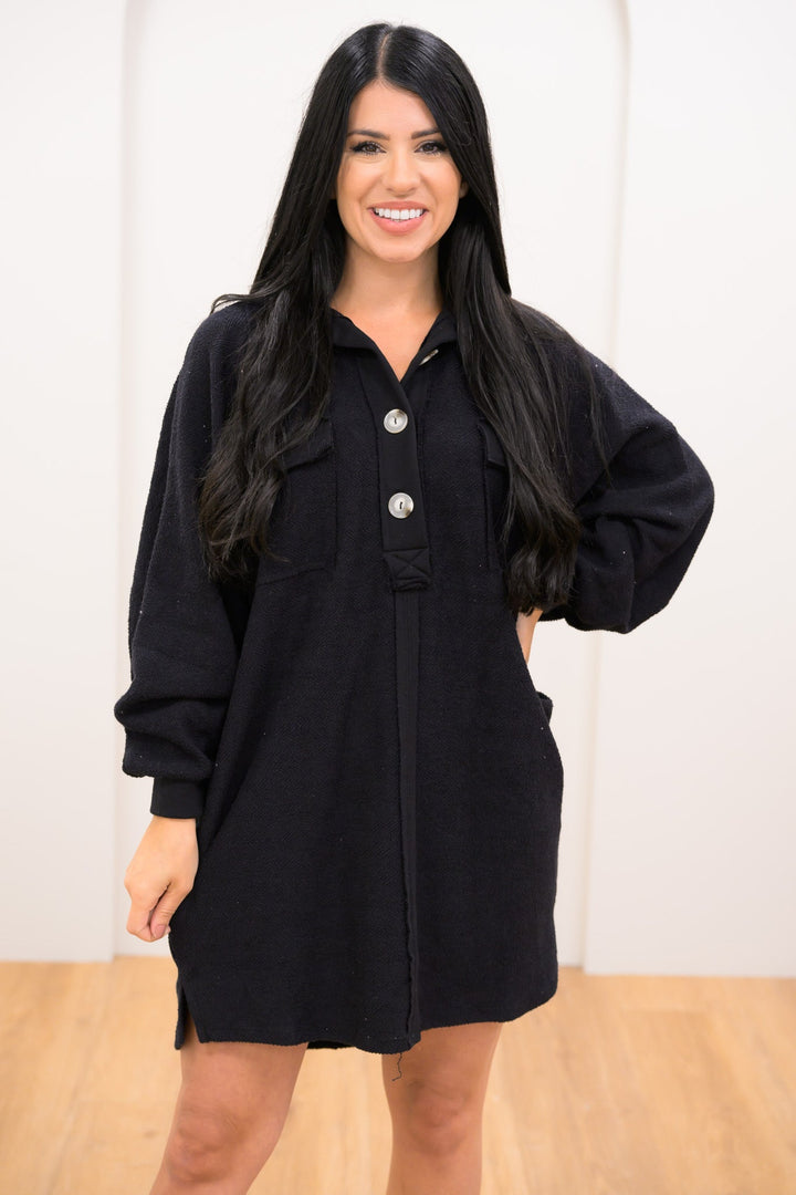 You Make Me Smile Mini Dress - 2 Colors!