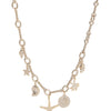 Coastal Magic Necklace - Metallic Linen