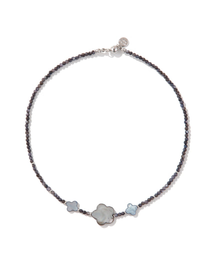 Night Flower Necklace - Midnight