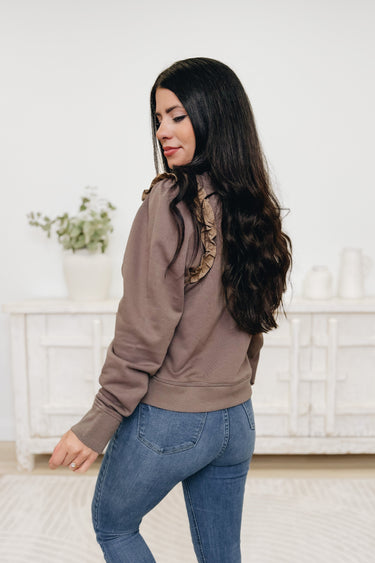 Ruffle While You Hustle Top - 2 Colors!