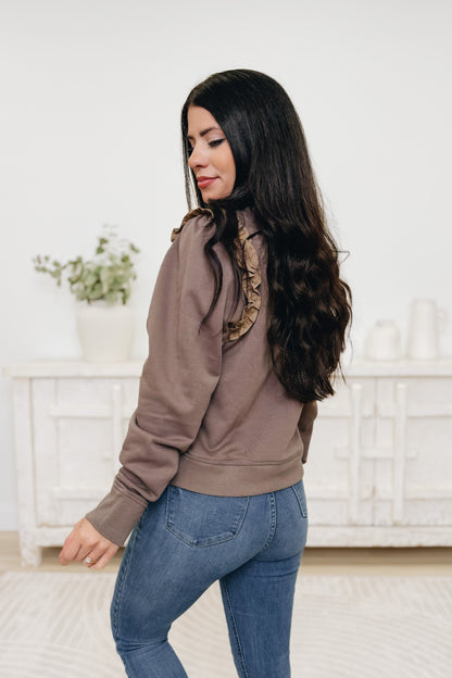 Ruffle While You Hustle Top - 2 Colors!