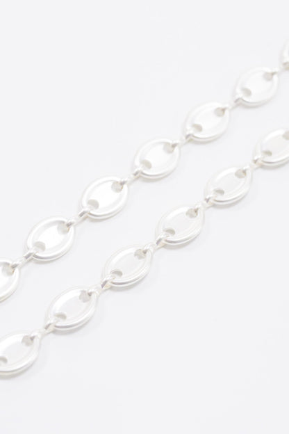 Never Enough Necklace - Metallic Pearl White