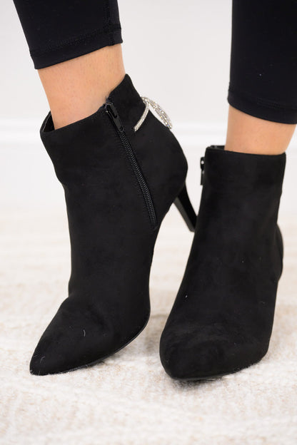 MIA Lorrie Boots - Black Silver