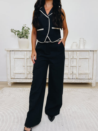 Contrast & Slay Pants - 2 Colors!