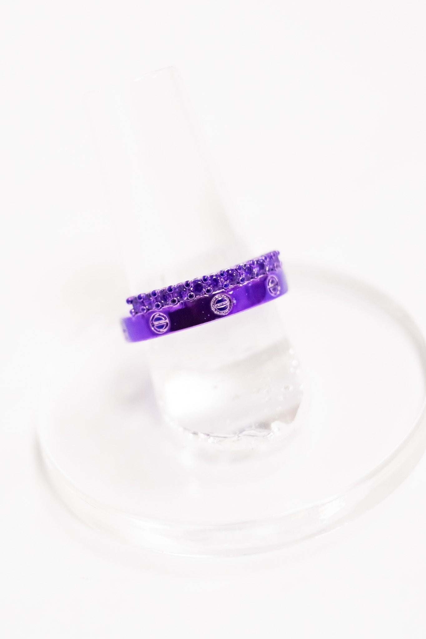 Cart This Ring - Neon Electric Purple