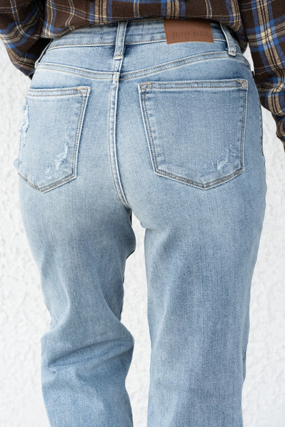Judy Blue Jennifer High Rise Straight Leg Jeans