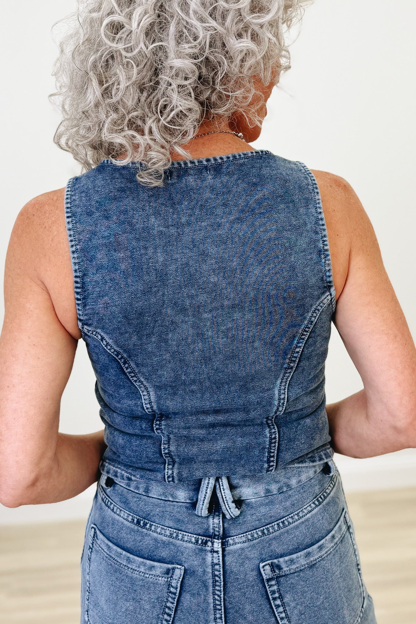 Buttoned & Bold Denim Vest - 2 Colors!