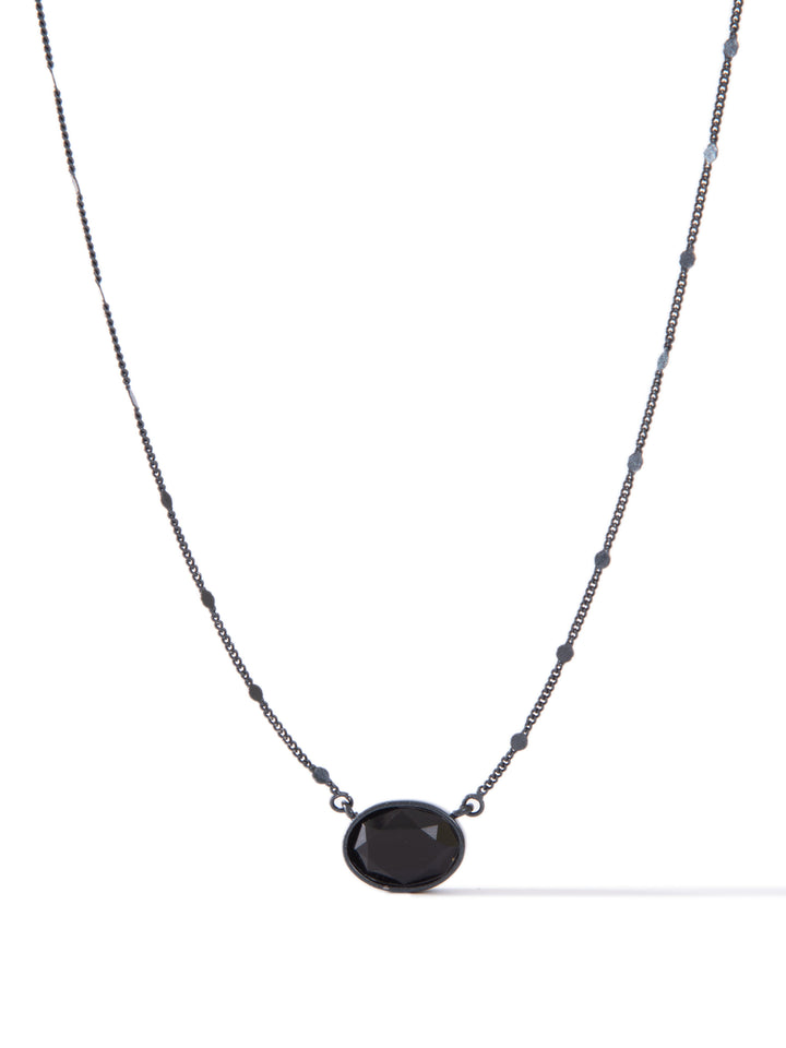 Island Necklace - Metallic Graphite