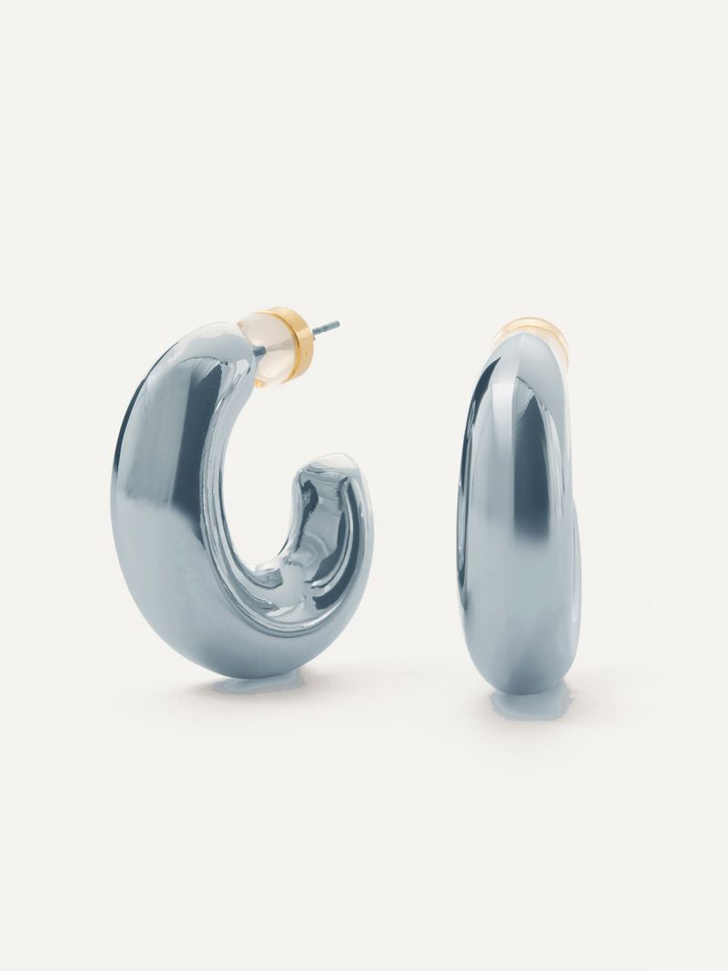 Ella Earrings - Metallic Air
