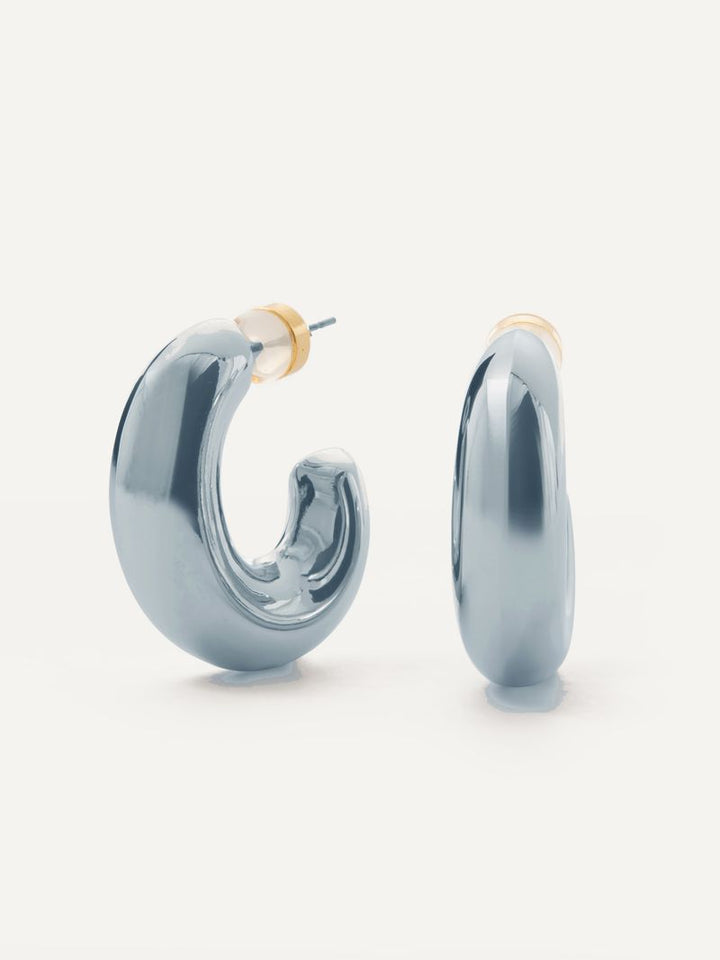 Ella Earrings - Metallic Air