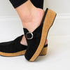 Corky's All Get Out Clogs - Black Faux Suede