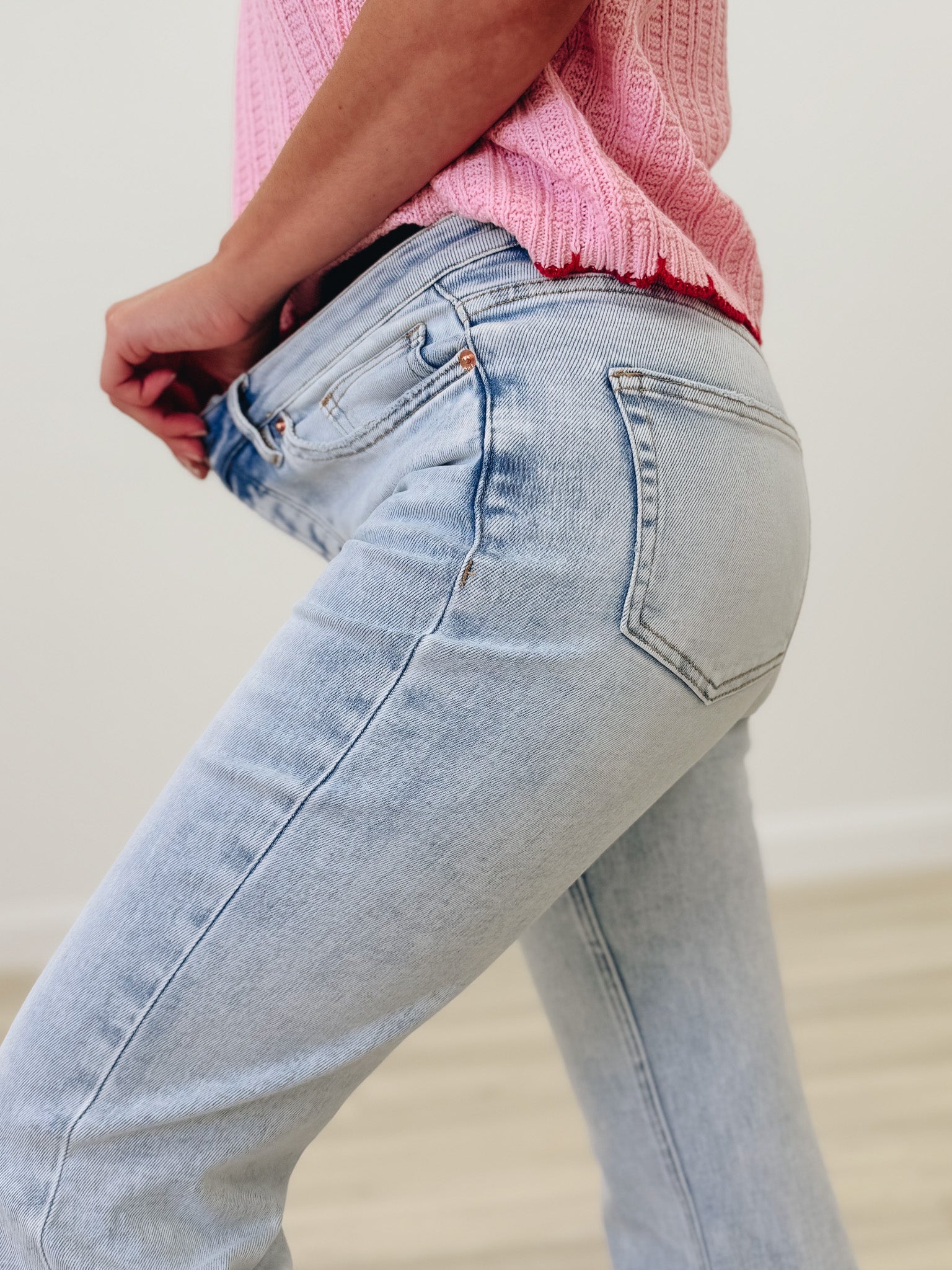 Valley Girl By Mica - High Rise Flare Jeans