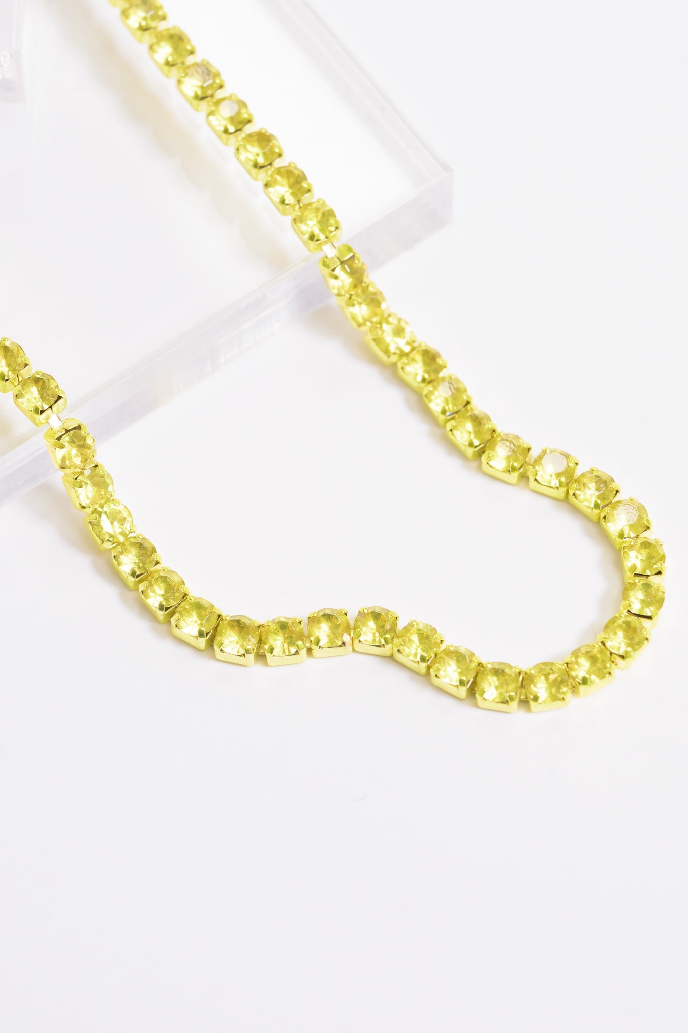 Mini Ava Necklace - Metallic Lemonade