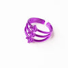Midnight Sky Ring - Liquid Metallic Wisteria