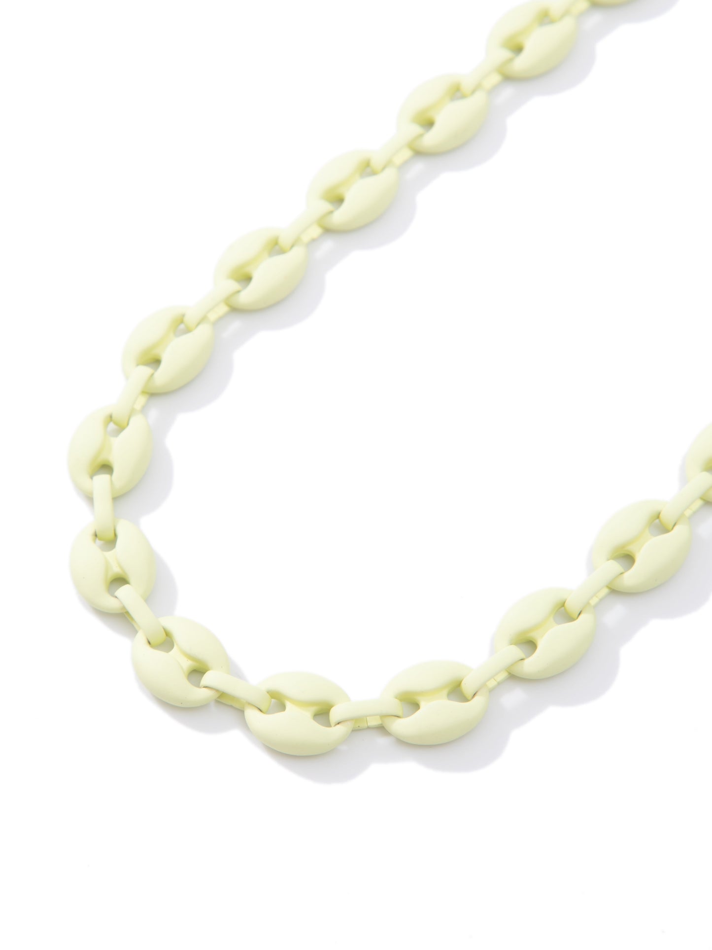 Alaia Necklace - Matte Neon Yellow