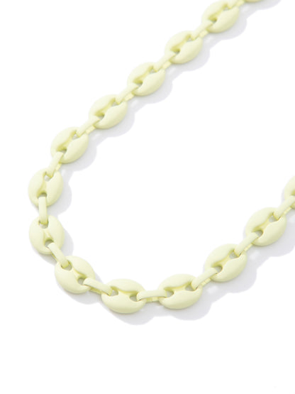 Alaia Necklace - Matte Neon Yellow