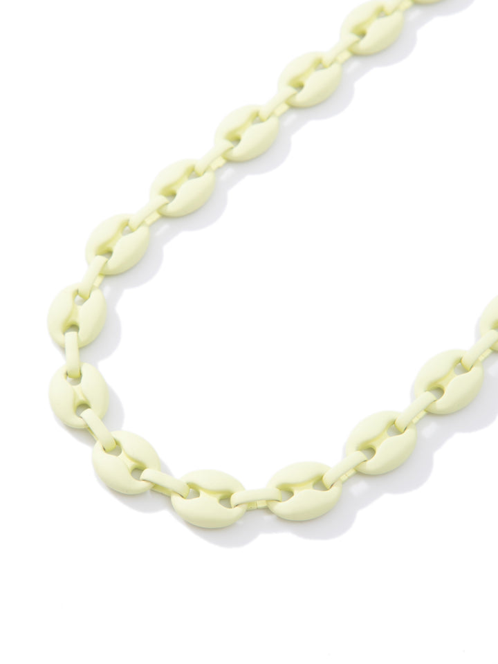 Alaia Necklace - Matte Neon Yellow