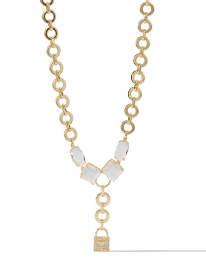 Sylvie Necklace - Liquid Metallic Moonlight