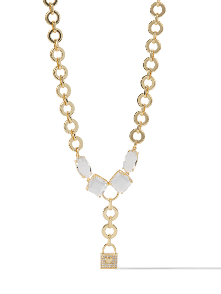 Sylvie Necklace - Liquid Metallic Moonlight