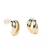 Alexandra Earrings - Metallic Moonlight - By Alexa Rae