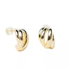 Alexandra Earrings - Metallic Moonlight