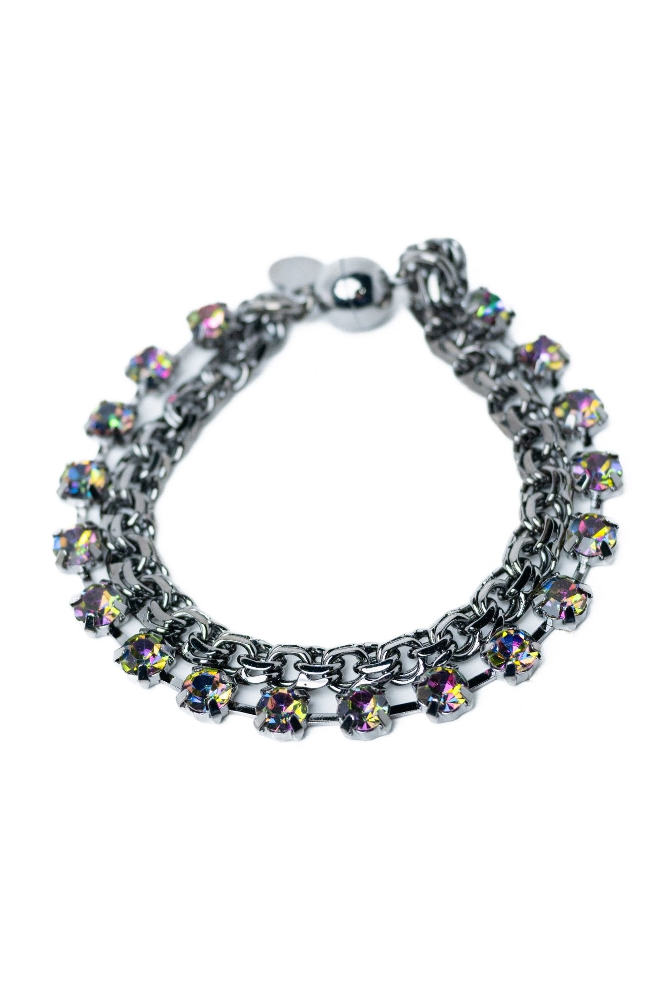 All About Me Bracelet - Gunmetal Mystic - By Alexa Rae